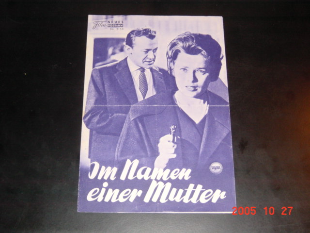 2153: Im Namen einer Mutter (Erich Engels) Brigitte Mira, Ulla Jacobsson, Claus Holm, Dietmar Schönherr, Irene von Meyendorff, Christiane Nielsen, Carsta Löck, Rudolf Fernau, Erich Dunskus, Ilse Steppal, Katharina Mayberg, Erika Dannhoff, Ethel Reschke,