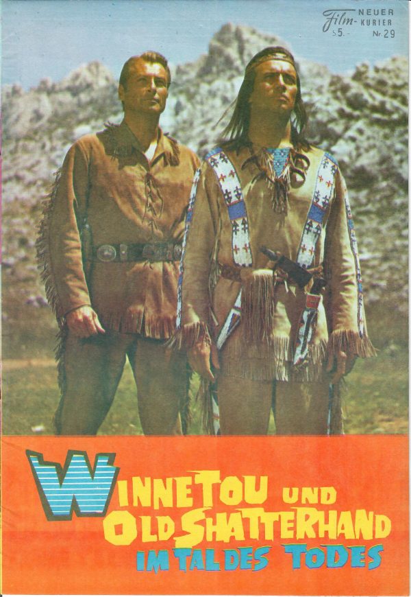 29: Winnetou und Old Shatterhand im Tal des Todes ( Karl May ) Pierre Brice, Lex Barker, Rik Battaglia, Eddi Arent,