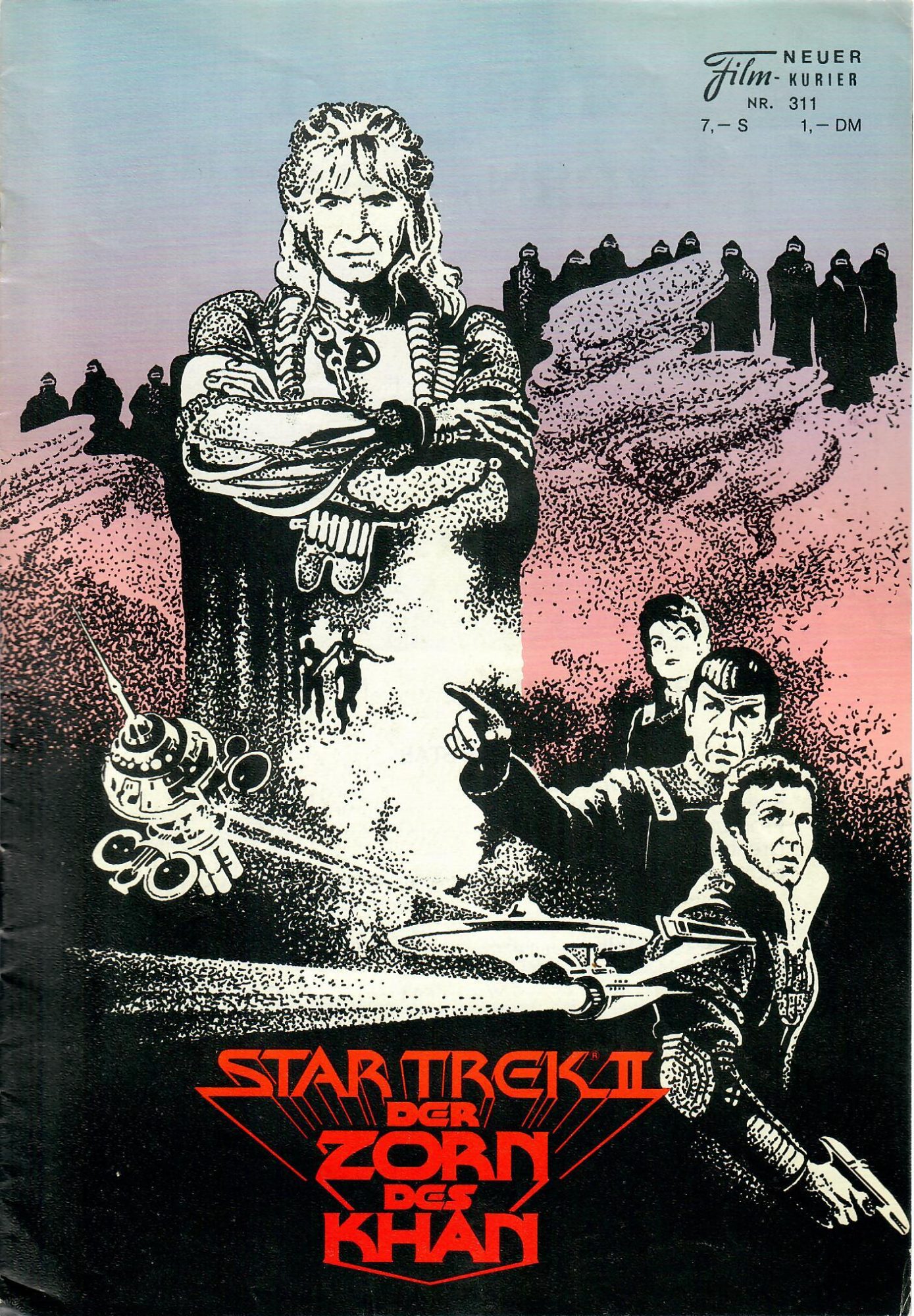 311: Star Trek II, Der Zorn des Khan, William Shatner, Leonard Nimoy, DeForest Kelley, James Doohan, Walter Koenig, Kristie Alley,