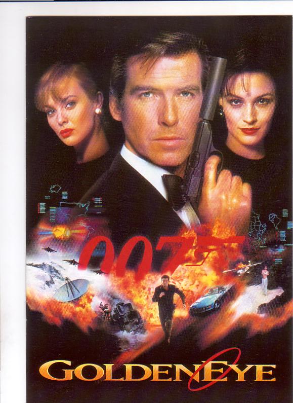 434/435: James Bond 007 Golden Eye ( Ian Fleming ) Pierce Brosnan, Sean Bean, Izabella Scorupco, Joe Don Baker, Judi Dench, Robbie Coltrane, Tcheky Karyo, Gottfried John, Desmond Llewelyn, Samantha Bond, Michael Kitchen, Serena Gordon,