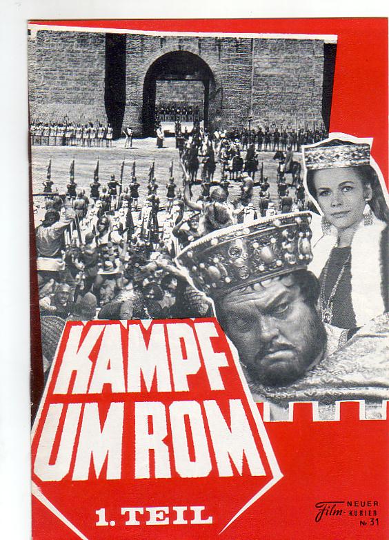31: Kampf um Rom I, Orson Welles, Laurence Harvey,