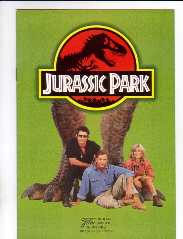 417/418: Jurassic Park, ( Steven Spielberg ) Jeff Goldblum,