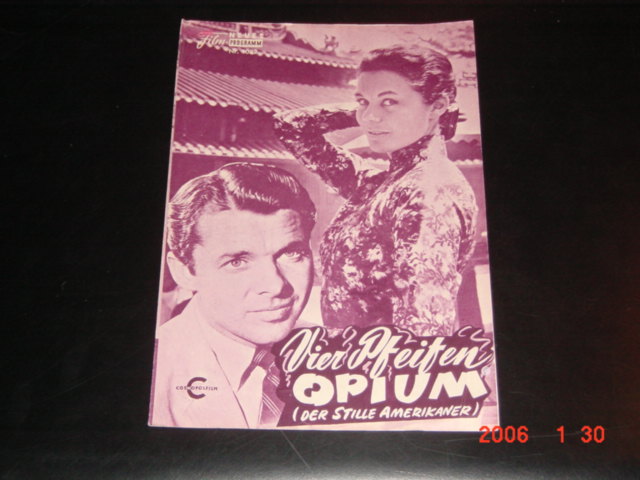 1022: Vier Pfeifen Opium (Joseph L. Mankiewicz) Audie Murphy, Michael Redgrave, Claude Daupin, Giorgina Moll, Kerima, Bruce Cabott, Fred Sadoff, Richard Loo, Peter Trent