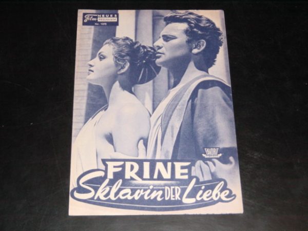 1070: Frine Sklavin der Liebe (Mario Bonnard) Elena Klaus, Pierre Cressoy, Tamara Lees, Rolando Lupi, Mino Doro, Giulio Donnini, Lamberto Picasso, Carlo Tamberlani, Franco Silvia, John Kitzmiller
