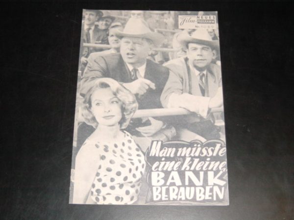 1089: Man müsste eine kleine Bank berauben (Henry Levin) Mickey Rooney, Tom Ewell, Mickey Shaughnessy, Dina Merrill, Madge Kennedy, Frances Bavier, Richard Deacon, Stanley Clements, Tom Greenway