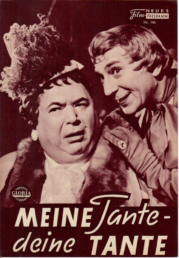 108: Meine Tante - deine Tante (Carl Boese) Hans Moser, Oskar Sima, Theo Lingen, Georg Thomalla, Fritz Imhoff, Harry Fuss,Rolf Olsen, Hans Hermann Schaufuß, Sabine Bethmann, Ethel Reschke, Gerty Gadden