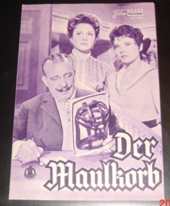 1101: Der Maulkorb (Wolfgang Staudte) O. E. Hasse, Hertha Feiler, Corny Collins, Hansjörg Felmy, Edith Hancke, Rudolf Platte, Robert Meyn, Ernst Waldow, Ralf Wolter, Lotte Rausch, Hans Richter, Franz-Otto Krüger, Ruth Lommel