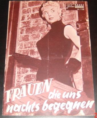 1138: Frauen die uns nachts begegnen (Don Chaffey) John Derek, Milly Vitale, Freda Jackson, William Franklyn, Martin Benson