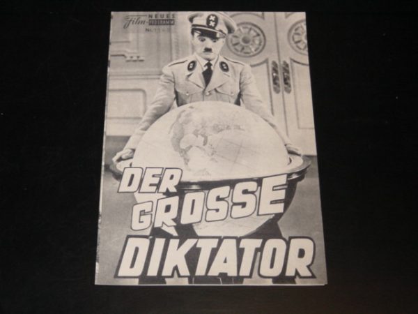 1145: Der grosse Diktator (Charles Chaplin) Paulette Goddard, Maurice Moscowich, Emma Dunn, Bernard Gorcey, aul Weigel, Reginald Gardiner, Henry Daniell, Billy Gilbert, Jack Oaki