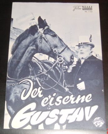 1152: Der eiserne Gustav (George Hurdalek) Heinz Rühmann, Karin Baal, Lucie Mannheim, Ruth Nimbach, Ingrid von Bergen, Ernst Schröder, Lutz Moik, Ludwig Linkmann, Manfred Grote, Willii Rose, Hilde Sessak