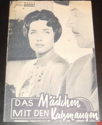 1174: Das Mädchen mit den Katzenaugen (Eugen York) (SW) Joachim Fuchsberger, Vera Tschechowa, Wolfgang Preiss, Mady Rahl, Bum Krüger, Haus Clarin, Stanislav Ledinek, Nina Hauser, Willy Krüger, Emmerich Schrenk, Gert Fröhe
