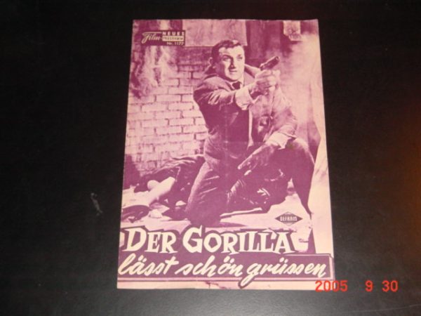 1177: Der Gorilla lässt schön grüssen (Bernard Borderie) Lino Ventura, Pierre Dux, Charles Vanel, Bella Darvi, René Lefévre, Robert Manuel, Marie Sabouret, Guy Mairesse