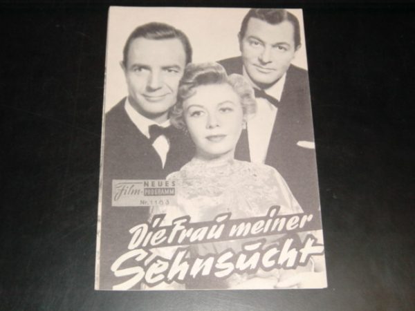1183: Die Frau meiner Sehnsucht (Henry Levin) Vera Ellen, Tony Martin, Robert Flemyng, Zena Marshall, Helen Horton, Beckett Hould, Alfred Burke, Vernon Greeves, Richard Molinas, Eugene Deckers, Russell Waters