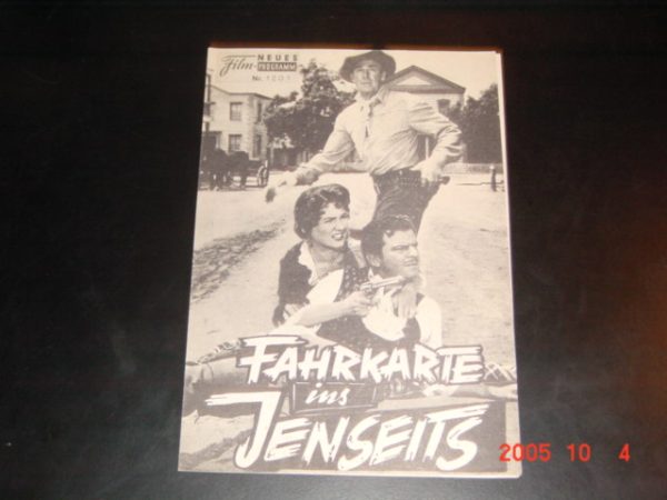 1201: Fahrkarte ins Jenseits (Budd Boetticher) Randolph Scott, Karen Steel, John Carroll, Valerie French, Noah Beery, John Archer, Andrew Duggan, James Westerfield