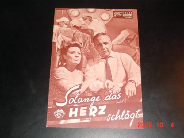 1207: Solange das Herz schlägt (Alfred Weidemann) O. E. Hasse, Heidemarie Hatheyer, Hans-Christian Blech, Eva-Katharina Schultz, Charles Regnier, Grit Böttcher, Götz George, Friedrich Maurer, Anneliese Book, Ernst Schröder, Folker Bohnet, Ludwig Linkmann