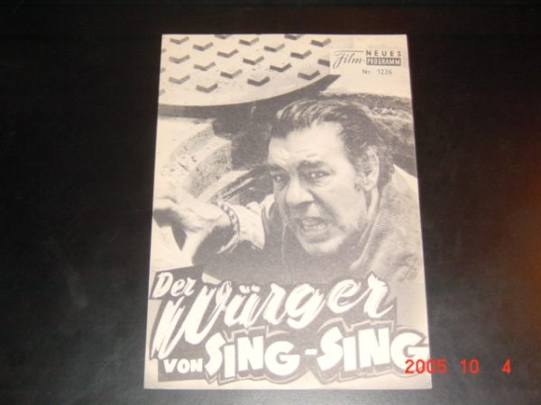 1236: Der Würger von Sing - Sing (Jack Pollexfen) Lon Chaney, Marian Carr, Casey Adams, Ross Elliott, Stuart Randall, Ken Terrell, Robert Shayne