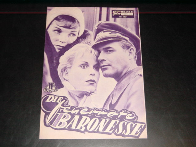 1267: Die feuerrote Baronesse (Rudolf Jugert) Joachim Fuchsberger, Dawn Adams, Wera Frydtberg, Paul Dahlke, Hans Nielsen, Werner Peters, Willi Rose, Monika Dahlberg, Paul Albert Krumm, Otto Wernicke, Paul Bösiger, Albert Hehn, Ilse Fürstenberg