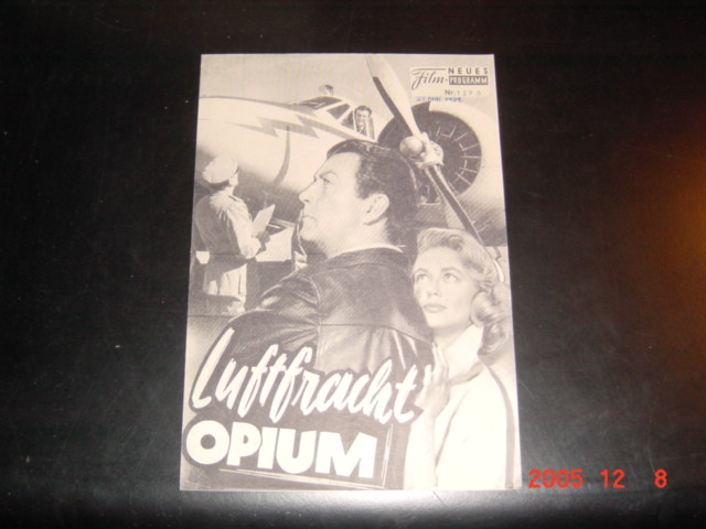 1273: Luftfracht Opium (Richard Thorpe) Robert Taylor, Dorothy Malone, Gia Scala, Martin Gabel, Marcel Dalio, Jack Lord, Joyce Jameson