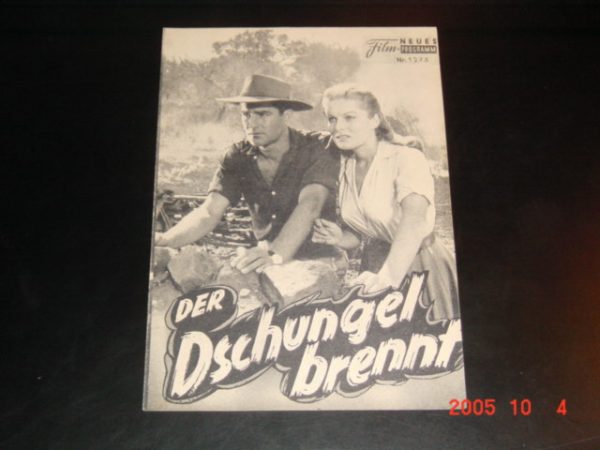 1275: Der Dschungel brennt (Ken Annakin) Belinda Lee, Michael Craig, Patrick McGoohan, Anna Gaylor, Eric Pohlmann, Pamela Stirling, Lionel Ngakane, Alfred Kumalo