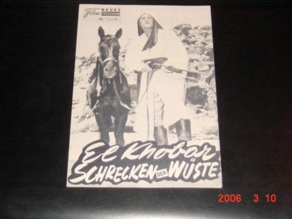 1305: El Khobar Schrecken der Wüste (The Desert Song) (Bruce Humberstone) Raymond Massey, Kathryn Grayson, Gordon MacRae, Steve Cochran, Dick Wesson, Allyn McLerie, Ray Collins, Paul Picerni, Frank DeKova, William Conrad, Trevor Bardette, Mark Dana