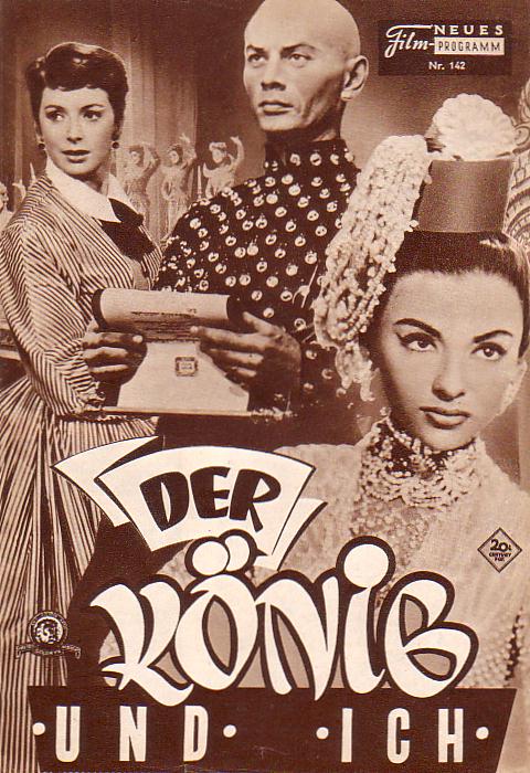 142: Der König und Ich (Walter Lang) Deborah Kerr, Yul Brynner, Rita Moreno, Martin Benson, Terry Saunders, Rex Thompson, Carlos Rivas, Patrick Adiarte, Alan Mowbrav, Geoffrey Toone, Charles Irwin, Leonard Strong