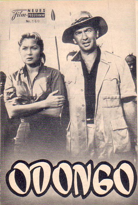 160: Odongo (John Gilling) Rhonda Fleming, Juma, Earl Cameron, MacDonald Carrey, Eleannor Summerfield, Francis de Wolff, Dan Jackson, Michael Carridia, Errol John, Leonhard Sachs, Paul Hartmuth, Bartholomew Sketch, Lionel Ngakane