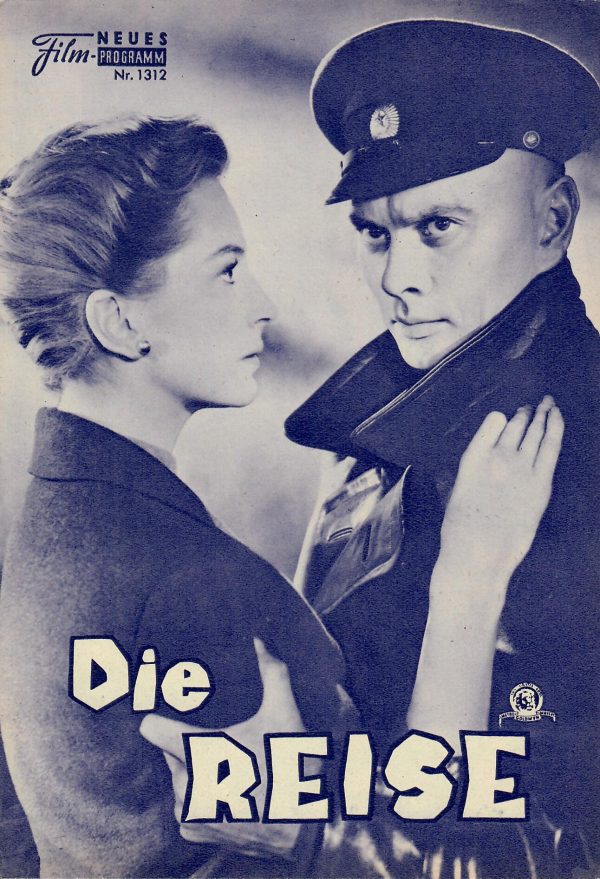 1312: Die Reise (Anatole Litvak) Deborah Kerr, Yul Brynner, Robert Morley, E. G. Marshall, Anne Jackson, Ronny Howard, Flip Mark, Kurt Kasznar, David Kossofi, Gerhard Oury, Marie Daems, Anouk Aimée, Barbara von Nady, Maurice Sarfati