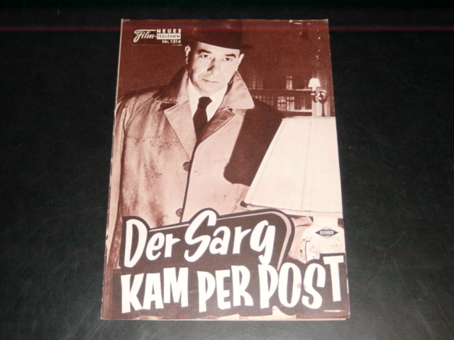 1314: Der Sarg kam per Post (Henry Calef) Paul Meurisse, Francoise Fabian, Fernand Ledoux, Beatrice Alta Riba, René Hovard, Junie Astor, Daniel Clérice, Dominique Chardin