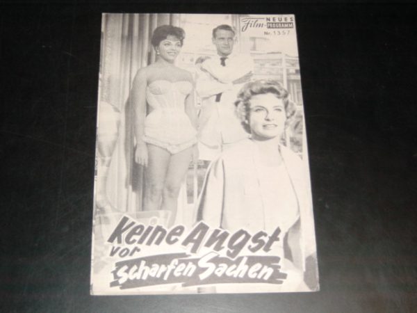 1357: Keine Angst vor scharfen Sachen (Leo McCarey) Paul Newman, Joan Collins, Joanne Woodward, Jack Carson, Dwayne Hickman, Tuesday Weld, Gale Gordon, Tom Gilson, O. Z. Whitehead, Ralph Osborn III., Stanley Livingston, Jon Lormer, Joseph Holland