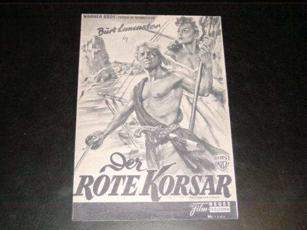 1362: Der Rote Korsar (Harold Heckt) Burt Lancaster, Eva Bartok, Nick Cravat, Torin Thatcher, James Hayter