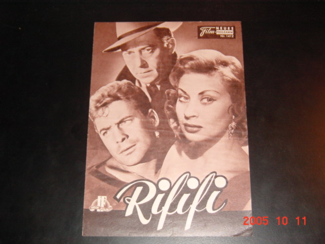 1412: Rififi (Jules Dassin) Jean Servais, Carl Möhner, Robert Manuel, Pierre Grasset, Robert Hosseln, Marie Sabouret, Janine Darcey, Claude Sylvain, Magati Noel, Marcel Lupovici, Dominique Maurin