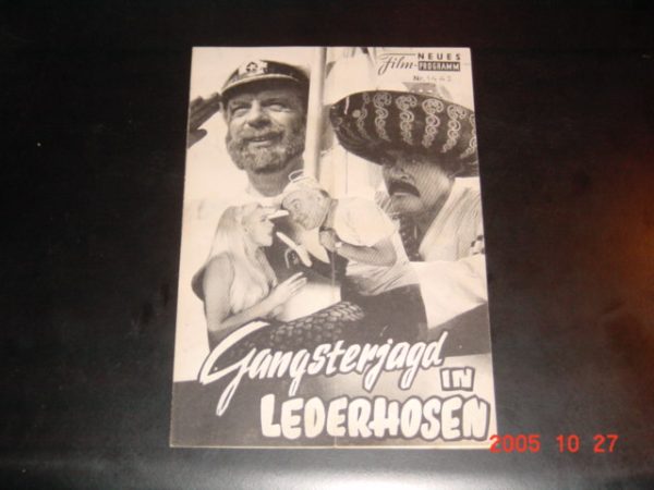 1442: Gangsterjagd in Lederhosen (Hubert von Blücher) Beppo Brem, Rudolf Carl, Alexander Golling, Steffie Stroux, Eva-Maria Stolze, Frank Holms, Werner Finck, Peter W. Staub, Henriette Ahlsen, Ludwig Berger, Pino Demschik