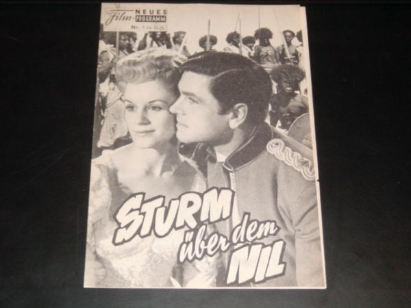 1456: Sturm über den Nil (Terence Young und Zoltan Korda) Anthony Steel, Laurence Harvey, James Robertson Justice, Mary Ure, Ronald Lewis, Ian Carmichael, Jack Lambert, Geoffrey Keen, Michael Hordern, Ferdy Mayne, Christopher Lee