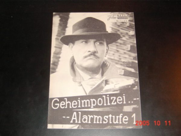 1463: Geheimpolizei--Alarmstufe1 (Jean Stelli) Frank Villard, Danielle Godet, Dalida, Anne Beranger