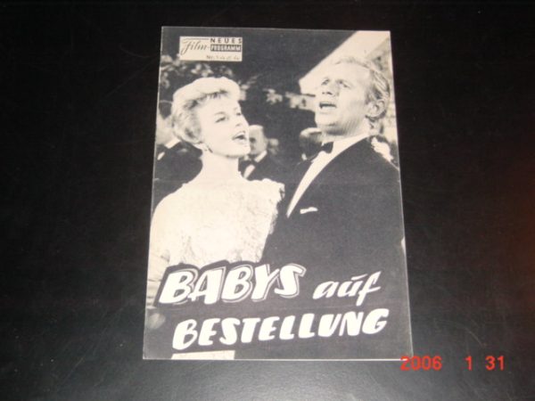 1464: Babys auf Bestellung (Gene Kelly) Doris Day, Richard Widmark, Gig Young, Gia Scala, Elisabeth Fraser, Elizabeth Wilson, Vikki Daugan, Doodles Weaver, Charles Wagenheim, Robert Williams