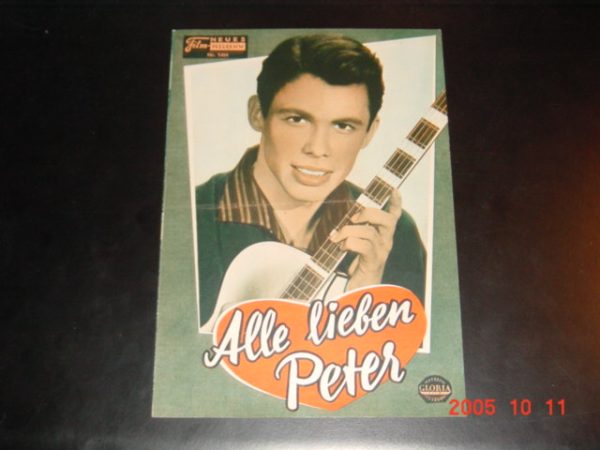 1466: Alle lieben Peter (Wolfgang Becker) Peter Kraus, Boy Gobert, Peter Vogel, Hannelore Schroth, Helen Vita, Gustav Knuth, Christine Kaufmann, Petra Himboldt, Monika Ettrich, Margret Aust, Beppo Brem, Max Kutta, Brigitte Wentzel