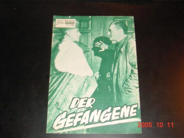 1482: Der Gefangene (Peter Glenville) Alec Guinness, Jack Hawkins, Wilfrid Lawson, Kenneth Griffith, Jeanette Sterke, Ronald Lewis, Raymond Huntley, Mark Dignam