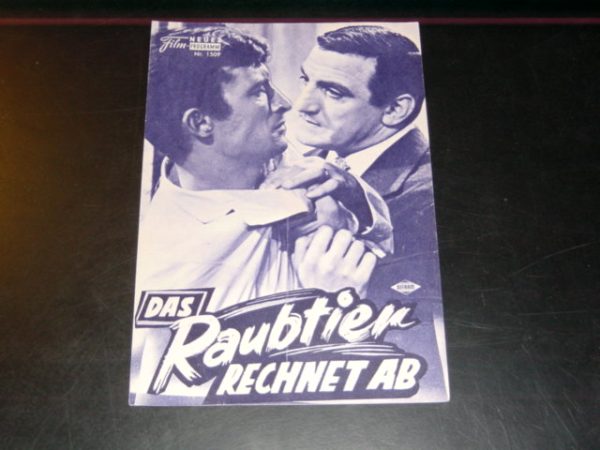 1509: Das Raubtier rechnet ab (Maurice Labro) Lino Ventura, Estella Blain, Paul Frankeur, Alfred Adam, Francois Chaumette, Nadine Afari, Jess Hahn, A. Weber, Deckers, Philippe Marewil
