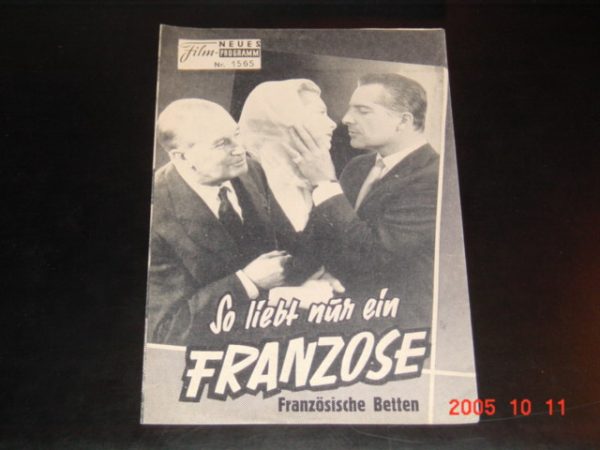 1565: So liebt nur ein Franzose (Jean Negulesco) Deborah Kerr, Rossano Brazzi, Maurice Chevalier, Martin Stephens, Tom Helmore, Ronald Squire, Patricia Medina, Mona Washbourne, Steven Geray, Lumsden Hare, Kim Parker