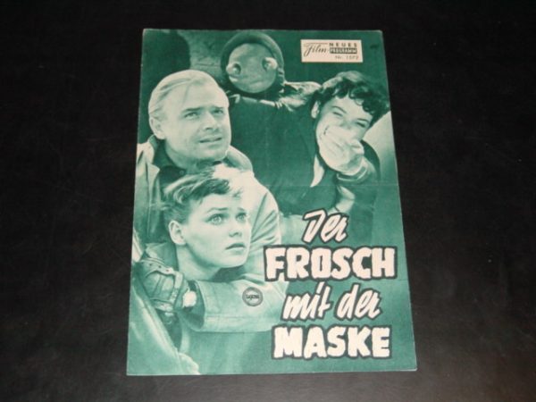 1572: Der Frosch Maske (Dr. Harald Reinl) Joachim Fuchsberger, Siegfried Lowitz, Jochen Brockmann, Karl Lange, Ava Anthes, Walter Wilz, Dieter Eppler, Erwin Stahl, Eva Pflug, Fritzz Raso, Reinhard Kolldehoff, Ulrich Beiger, Eddi Arent, Holger Munk, Michel