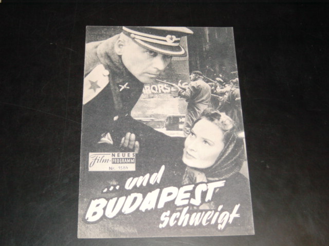 1584: ...und Budapest schweigt (J. Antonie Isasi-Isasmendi) Maria Rosa Salgado, Lida Baarova, Malte Jäger, Vincente Parra, Albert Hehn