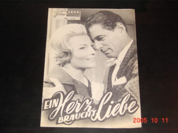 1590: Ein Herz braucht Liebe (Harald Röbbeling) Winnie Markus, Rudolf Prack, Eva Kotthaus, Paul Esser, Werner Peters, Peter Hoffrichter, Maria Nöger