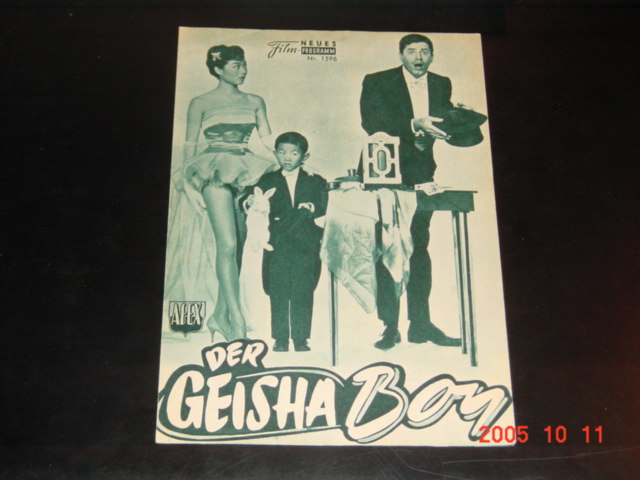 1596: Der Geisha Boy (Frank Tashlin) Jerry Lewis, Marie McDonald, Sessue Hayakawa, Barton McLane, Suzanne Pleshette, Nobu McCarthy