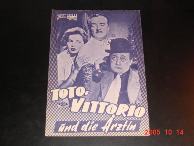 1636: Toto, Vittorio und die Ärztin (Toto, Vittorio de la Dottoressa) (Camillo Mastrocinque) Vittorio de Sica, Toto, Abbe Lane, German Cobos, Amelia Perellla