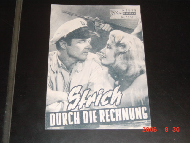 1657: Strich durch die Rechnung (Don Siegel) Audie Murphy, Patricia Albert, Eddie Albert, Everett Sloane, Gita Hall, Richard Jaeckel, Paul Birch, Jack Elam, John Harding, Freddie Roberto, Edward Colmans