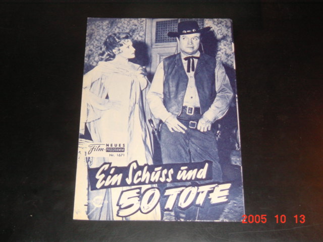 1671: Ein Schuss und 50 Tote (Norman McLeod) Bob Hope, Rhonda Fleming, Wendell Corey, Jim Davis, Gloria Talbot, Will Wright, Mary Young