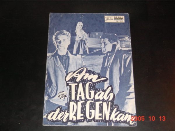 1672: Am Tag als der Regen kam (Gerd Oswald) Christian Wolff, Elke Sommer, Mario Adorf, Gert Fröbe, Corny Collins, Claus Wilcke, Ernst jacobi, Günter Hoffmann, Wolf Richards, Uwe Gauditz, Horst Naumann
