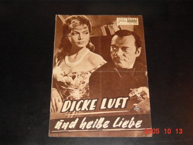 1679: Dicke Luft und heiße Liebe (Guy Green) Eddie Constantine, Pier Angeli, Eva Bartok, Richard Attenborough, John Gregson, Gunnar Möller, Lee Linder, Jean Anderson, Clifford Evans