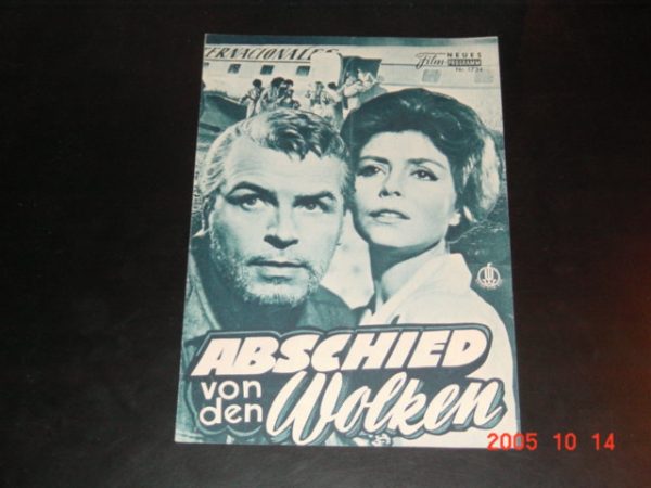 1734: Abschied von den Wolken (Gottfried Reinhardt) O. W. Fischer, Sonja Ziemann, Peter van Eyck, Christian Wolff, Paul Dahlke, Chariklia Baxevanos, Erica Beer, Cora Roberts, Olga Plüss, Silvia Reinhardt