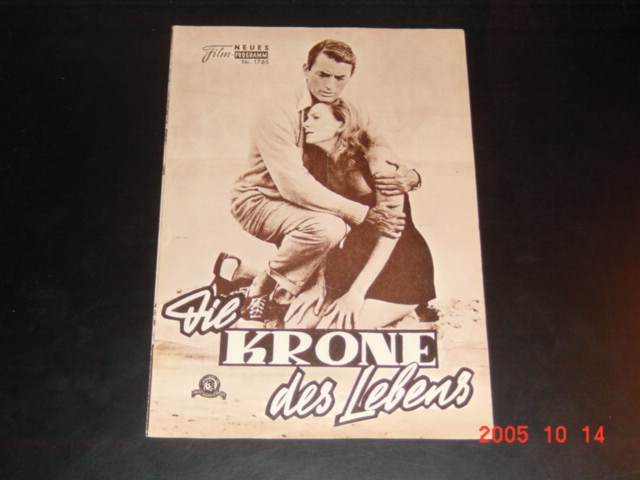 1765: Die Krone des Lebens (Henry King) Gregory Peck, Deborah Kerr, Eddie Albert, Philip Ober, Herbert Rudley, John Sutton, Karin Booth, Ken Scott